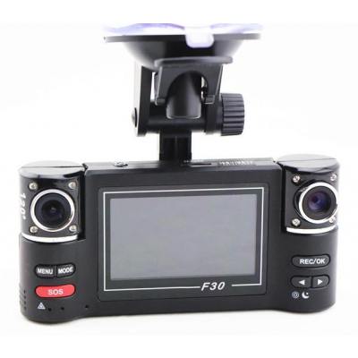 Camera Video AUTO Dubla cu Display Carway F30