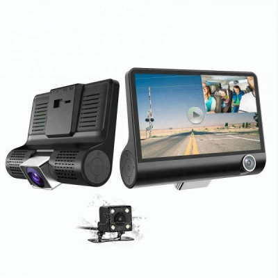 Camera Video Auto Tripla Fata, Spate, Interior, Ecran 4 inch G-Sensor