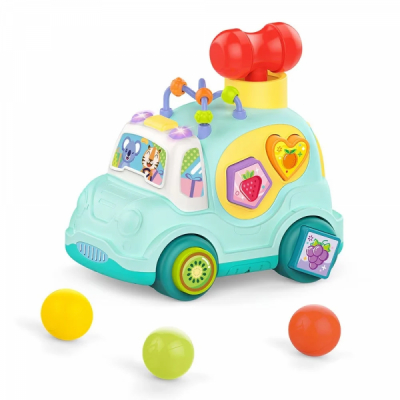 Camionul cu sunete pentru Copii de la 18 luni+ Verde-Multicolor HE0547 CWT
