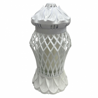 Candela funerara din sticla acoperita cu plastic 32x15cm Glamour Caro CNN52985