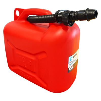 Canistra din plastic pentru combustibil rosie 10L Sterk CNN46496