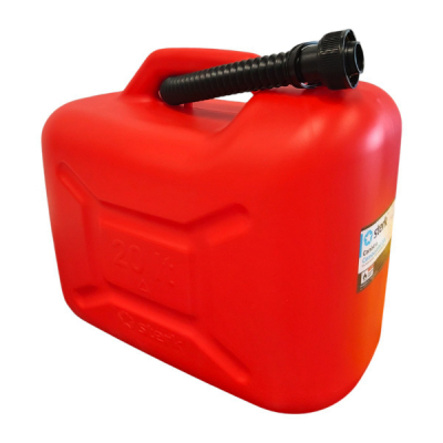 Canistra din plastic pentru combustibil rosie 20L Sterk CNN46497