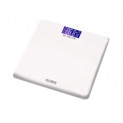 Cantar electronic corporal FLORIA 180kg sticla alb Zilan ZLN1988
