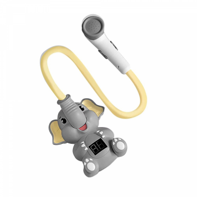 Cap de dus copii elefant cu control temperatura plastic galben 8803A CWT
