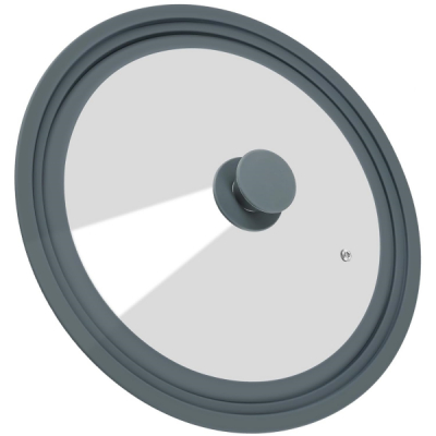 Capac din sticla termorezistenta si silicon 20, 22 sau 24cm Grunberg CS2024