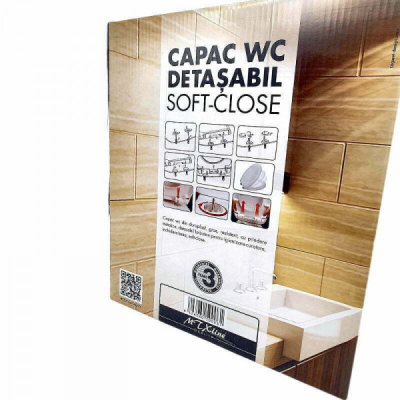 Capac WC Universal cu Inchidere Lenta Duroplast Detasabil Rapid MTX