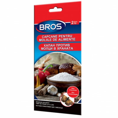 Capcana cu feromoni pentru molii alimentare BROS 2 buc DNC33848