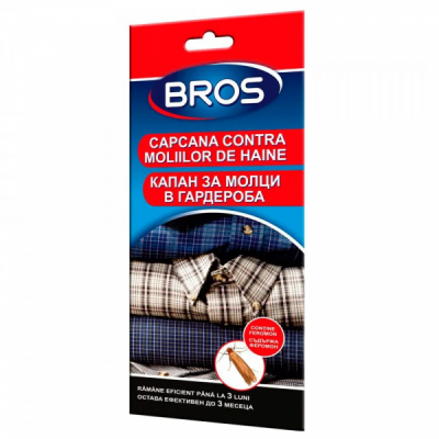 Capcana pentru dulapuri si dressing-uri anti molii 3 luni Bros DNC33849