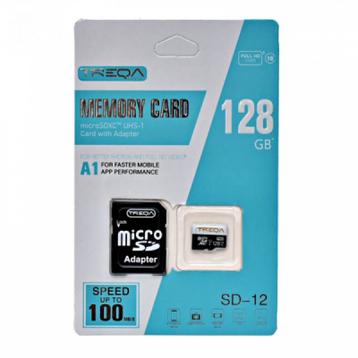 Card Micro SDXC 128GB Full HD Video UHS A1 Viteza 100MB/s 2D022 XXM
