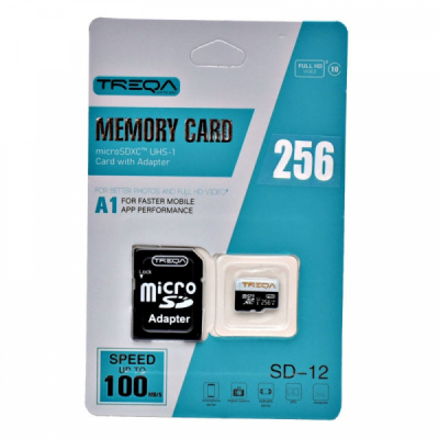 Card Micro SDXC 256GB Full HD Video UHS A1 Viteza 100MB/s 2D023 XXM