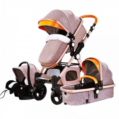 Carucior Multifunctional 3in1  JU Golden Baby T800 Bej