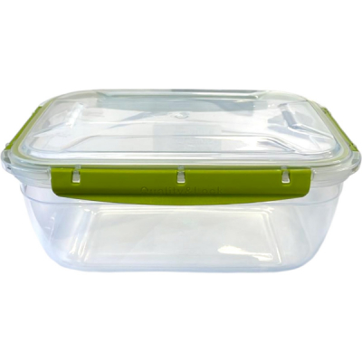 Caserola din plastic dreptunghiulara cu Click 23x10cm 2.3l QS066 CNN51078