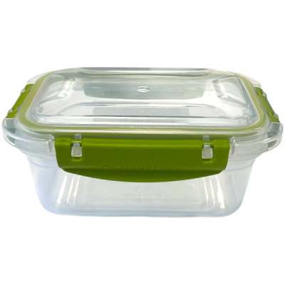 Caserola din plastic dreptunghiulara cu Click 13x6cm 400ml Q6063 CNN51075