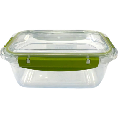 Caserola din plastic dreptunghiulara cu Click 800ml QS064 CNN51076
