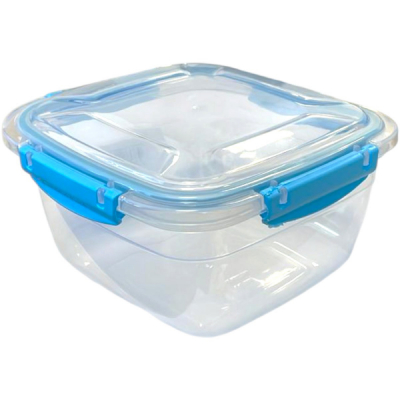 Caserola din plastic patrata cu Click 1.5L QS138 CNN51082
