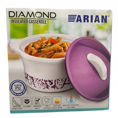 Caserola Termica cu Capac Int.Inox Diamond Arian 3.8l DNC63686