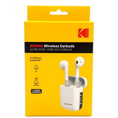 Casti Wireless Fara Fir in Ear cu Microfon si Afisaj Ultra 610S+ Kodak KLX