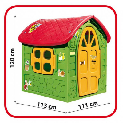 Casuta de joaca pentru Copii 120x113x111cm model Verde