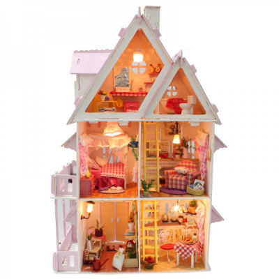 Casuta de Papusi 3D Diorama Iluminata My Little House
