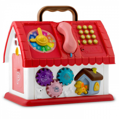 Casuta Interactiva Multifunctionala Rosie 25.5x18x21cm HL2023-5 CWT
