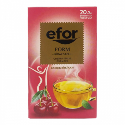 Ceai Cozi de Cirese Efor 20 Pliculete Ambalate Individual 40g MGR28518