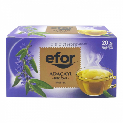 Ceai de Salvie Efor 20 Pliculete Ambalate Individual 26g MGR28517