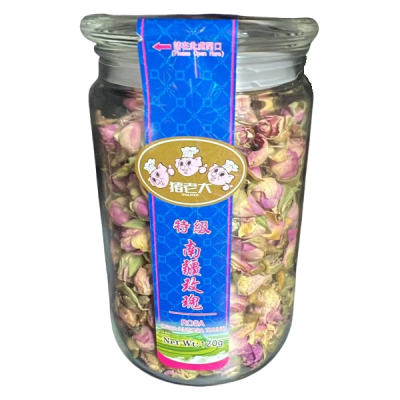 Ceai Flori Uscate Trandafir Rosa Rugosa Borcan Sticla 120g MLL
