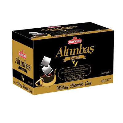 Ceai Negru Traditional Turcesc Caykur Altinbas Klasik 200g 40 plicuri MGR