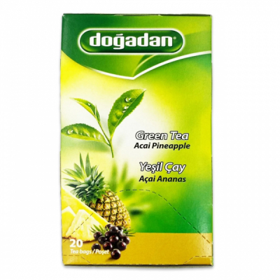 Ceai verde cu ananas Dogadan 20 pliculete ambulate individual 40g MGR32055