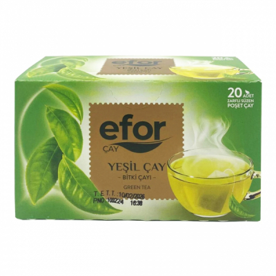 Ceai Verde Efor 20 Pliculete Ambalate Individual 35g MGR28521