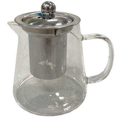 Ceainic Sticla cu sita si capac Inox 450ml CNN51426