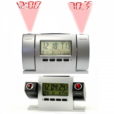 Ceas cu proiectie ora si temperatura  2 proiectoare DS503