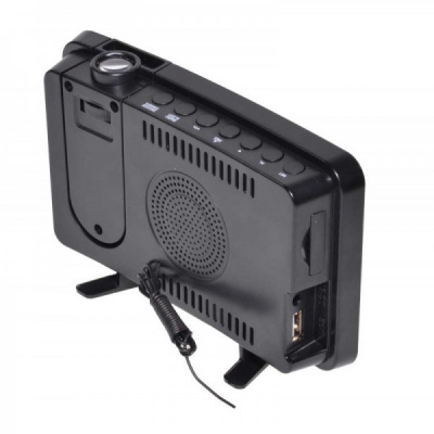 Ceas Digital cu Proiectie si Radio FM la USB 15x10x4.5cm GH0716 XXM