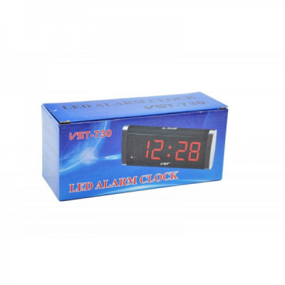 Ceas Digital Display LCD Rosu Alarma Functie Memorare Ora 220V VST730