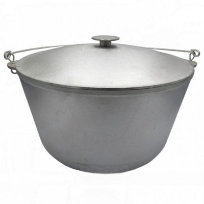 Ceaun Aluminiu cu Capac si Manere 50x38x33cm 40L DNC60386