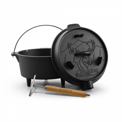 Ceaun din fonta pura 2in1 4l 24x14cm Cooking by Heinner HR-ZVC-TC4 CNN50593