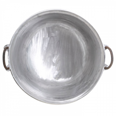 Ceaun tuci aluminiu alimentar 70L fund rotund cu manere EXT 10305 Zilan
