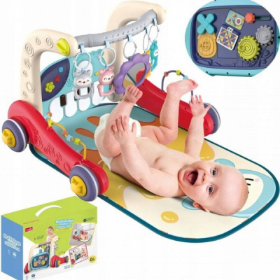 Centru de activitati multifunctional saltea si antemergator bebe multicolor 6655 CWT