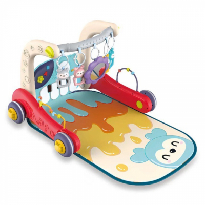 Centru de activitati multifunctional saltea si antemergator bebe multicolor 6655 CWT