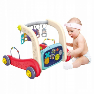 Centru de activitati multifunctional saltea si antemergator bebe multicolor 6655 CWT