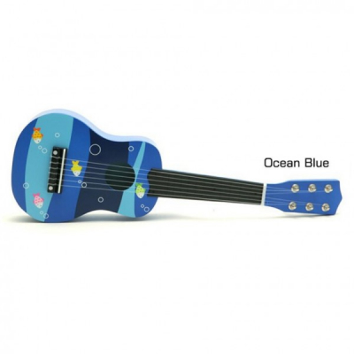 Chitara Acustica Pentru Copii Design Blue Ocean