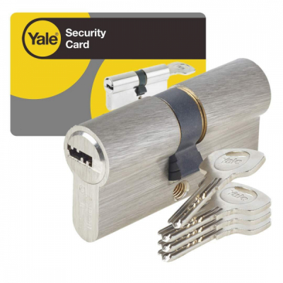 Cilindru amprenta 30×30 4chei satinat Yale 1072CAN MNR9194