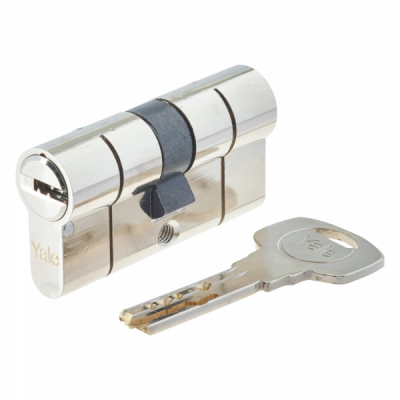 Cilindru de Siguranta Yale 2100 alama nichelat 5 chei cu amprenta 45x55mm MNR2055