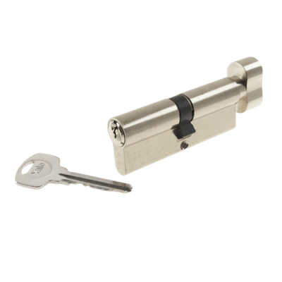 Cilindru siguranta 40×40 cu buton crom 3chei frezare Yale 500A K MNR849