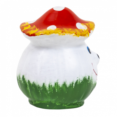 Ciuperca decorativa gradina ceramica smiley 14x12cm Zilan EXT 10210