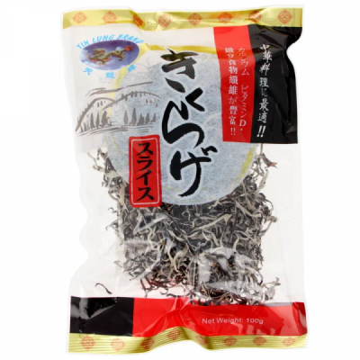 Ciuperci Urechi de Lemn Negre Fasii Deshidratate TL 100g MLL