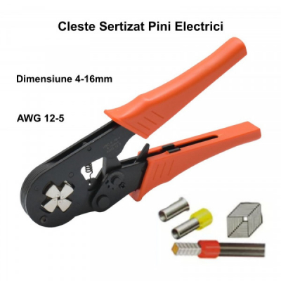 Cleste de Sertizat HSC8/16-4 AWG 12-5 Conectori Pini 17E020 XXM