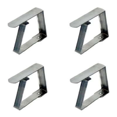 Set 4 Clesti Fixare Fata de Masa Metal+PVC WEI A-06163