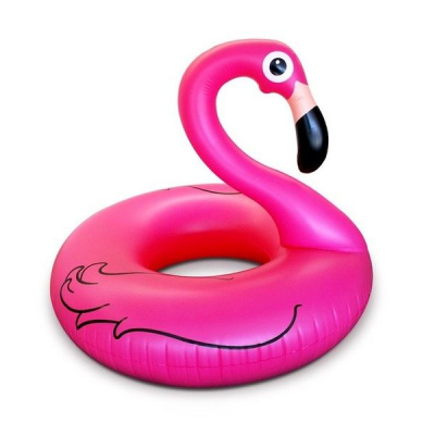 Colac Gonflabil In Forma De Flamingo Vinil 120cm Roz DNC63000