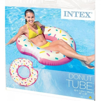 Colac Inot Gonflabil Tip Gogoasa Glazurata 107x99cm Donut Intex 56265